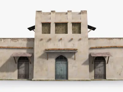 Arab xx3 Low-poly 3D model