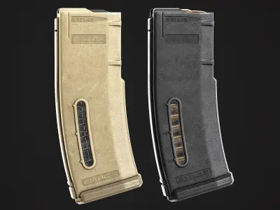 Magpul Emag 30 Magazine Low-poly 3D model