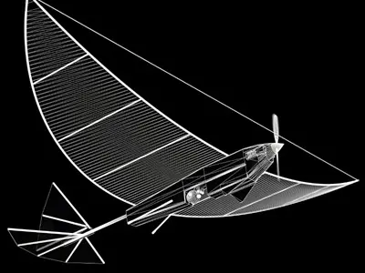 SkySeer UAV 3D model