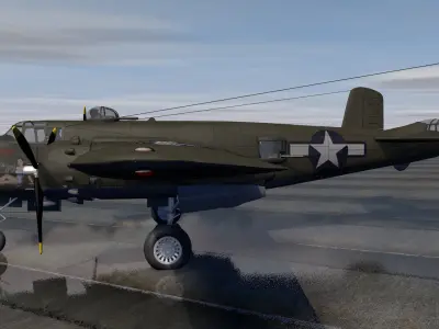 North American B-25H Mitchell 3D model