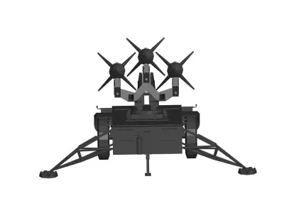 surface-to-air missile 3D model