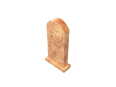 Stele v1 002 Low-poly 3D model