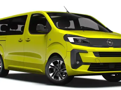 Opel Zafira Life Electric Large 2024 3D model
