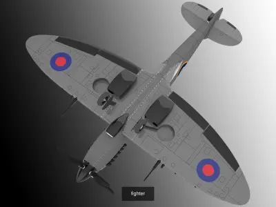 aircraf star wars x-wing fighter 3D Model Collection