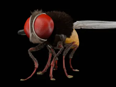  Eega - Fly 3D Model 3D model
