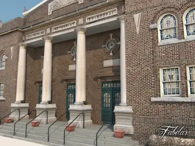 Building 08 3D model