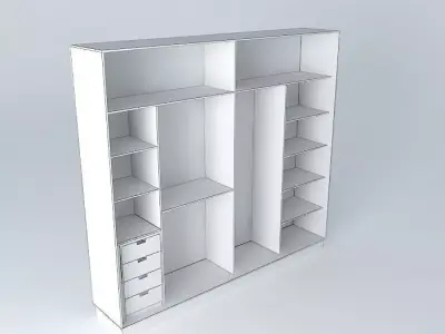 Closet JF q2 Free 3D model