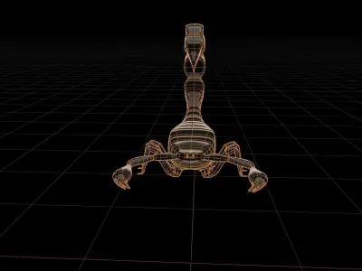 Scorpion  Low-poly 3D model