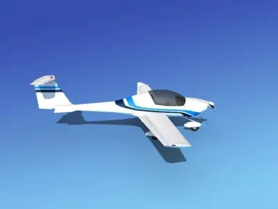 Daimond DA-20 Katana V17 3D model