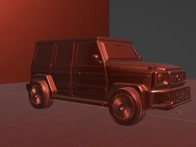 mercedes gelandewagen 3D print model