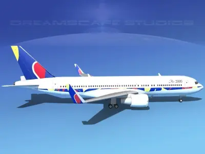 Boeing 767-300 Air 2000 3D model