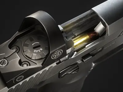 P320 M18 Low-poly 3D model