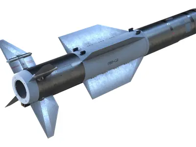 RVV-BD Aircraft Guided Air-to-Air Missile - R-37 3D model