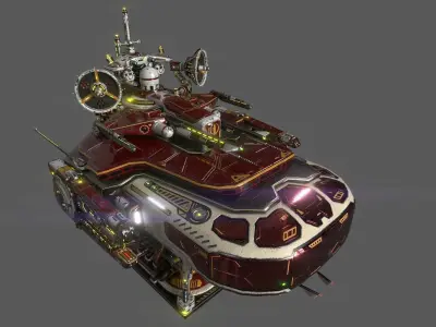 Imperial Large Command Module 3D model