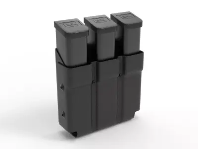 Trippel Magazine Holster 3D model