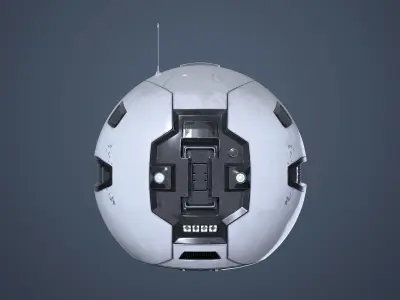 Surveillance Drone Mk1 Used Look Free 3D model