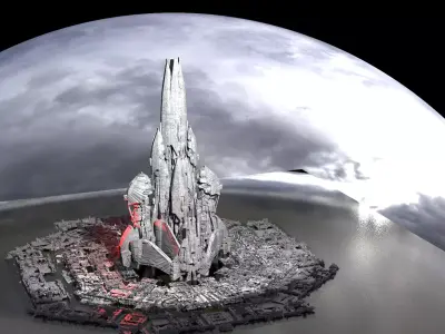 Babylon Bailiff Towers 3D model