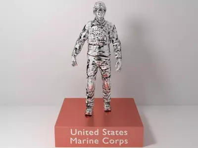 USMC Trophy 3D model