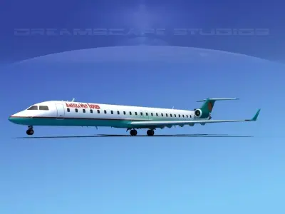 Bombardier CRJ900 America West 3D model