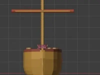 Catalan Nava Low-poly 3D model