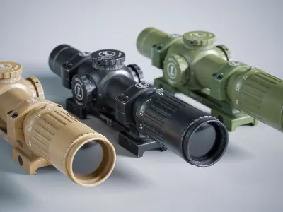 Leupold Mark-6 Scope Low-poly 3D model