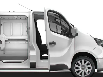 Renault Trafic Van L1H1 HQInterior 2024 3D model