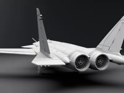 SU 47 Scale model 3D print model