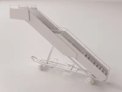 Airplane Staircase 3D model