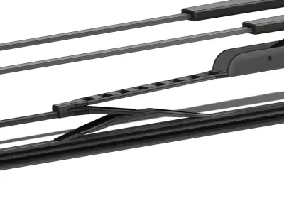 Frontal Windshield Wiper - highly detailed 3D print model