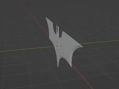 Batman Blade 3d Model Weapon Batman 3D model