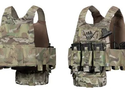 FERRO CONCEPTS THE SLICKSTER VEST Low-poly 3D model