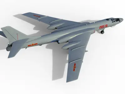 Xian H-6 3D model