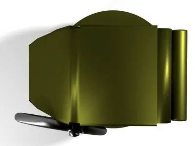 Hand Grenade Illuminating 3D model