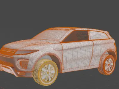 Range Rover EVOUQUE 3D model