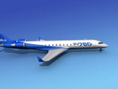 Bombardier CRJ700 Bombadier 3D model