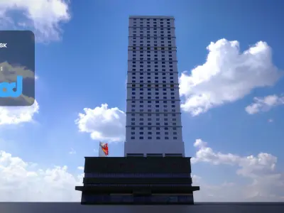 HK Boatower 3D model