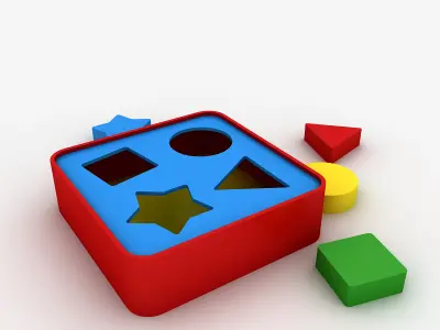 Kindergarten Door 3D model