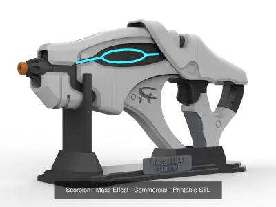Mass Effect - 2 Printable models - STL - Commercial 3D Model Collection
