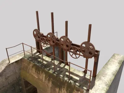 Old Water Gate 3D model