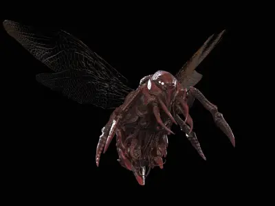 FlyingBug4 A1 Low-poly 3D model