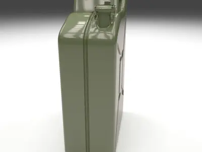 Jerry Can Green Low-poly 3D model