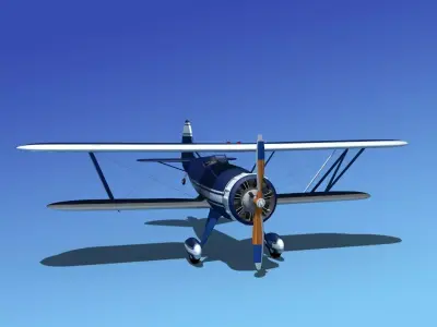 Waco YMF-5 V01 3D model