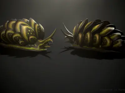 Cyerce Nigricans - Game Ready Low-poly 3D model Low-poly 3D model