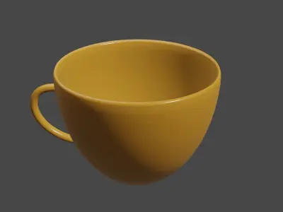 Teacup cup Free 3D model