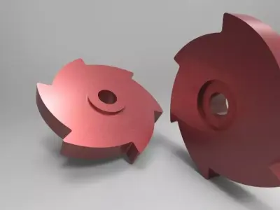 Ratchet wheel Free 3D model