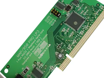 Serial Card 3D model