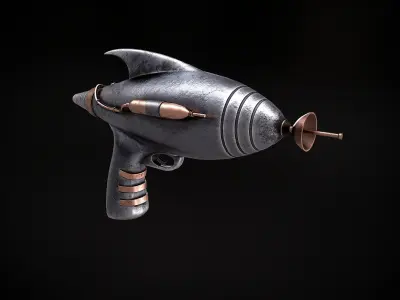 Scifi - GUN Low-poly 3D model