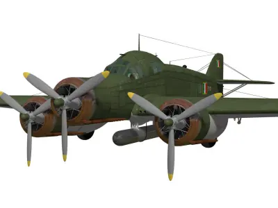 Savoia-Marchetti SM79 bis Sparviero 3D model