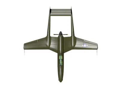 Vultee XP-54 Swoose Goose  3D model