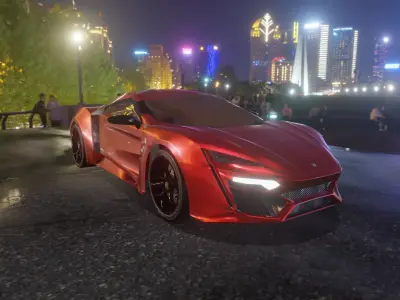 Lycan hypersport model Free 3D model